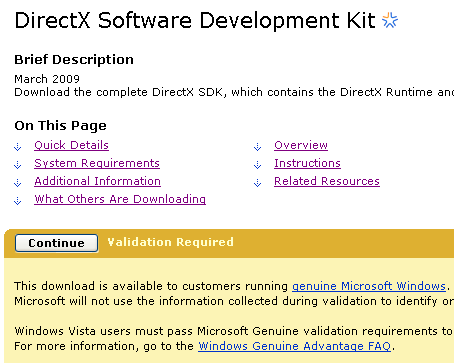 Download details: DirectX SDK - (March 2009)
