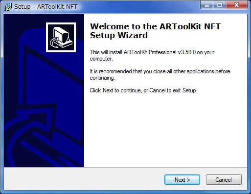 Setup - ARToolKit Professional