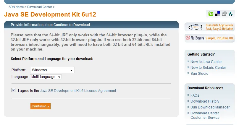 Java SE Development Kit 6uxx - sun.com