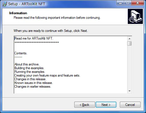 Setup - ARToolKit Professional