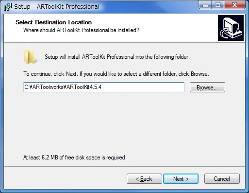 Setup - ARToolKit Professional