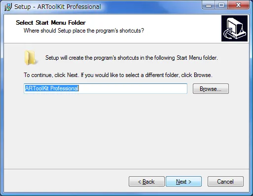 Setup - ARToolKit Professional