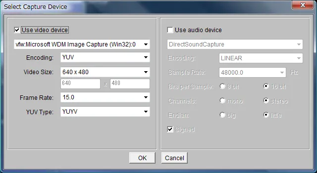 Select Capture Device