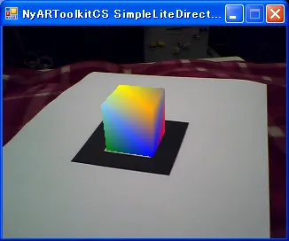 NyARToolKitCS SimpleLiteDirect3d