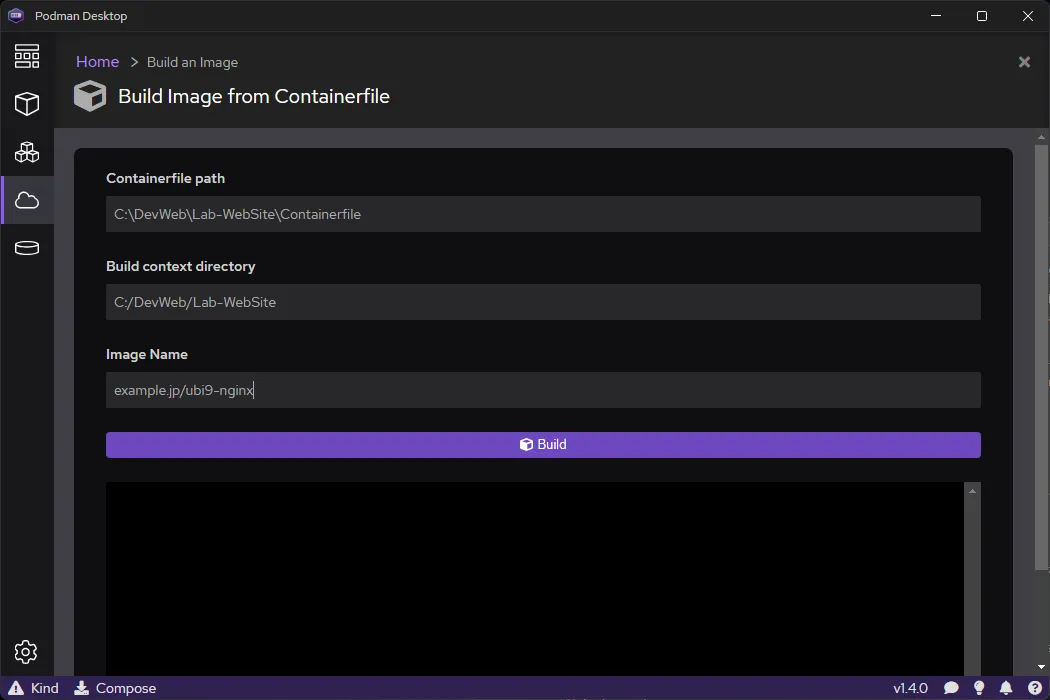 Build Image from Containerfile