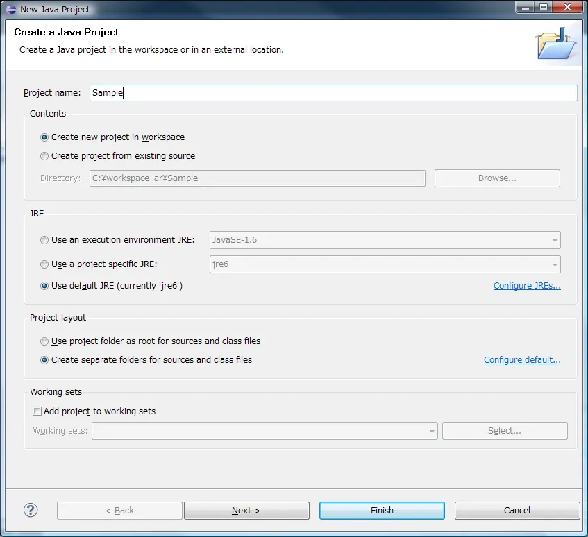 New Java Project